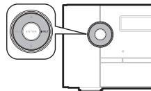 MARANTZ M-ER803 - Press INPUT - 1