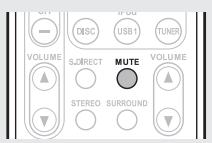 MARANTZ M-ER803 - Turning off the sound temporarily - 1