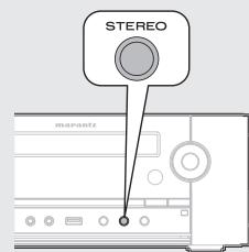 MARANTZ M-ER803 - Press STEREO. - 2
