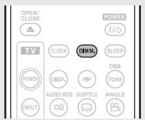 MARANTZ M-ER803 - Switching the display's brightness - 2