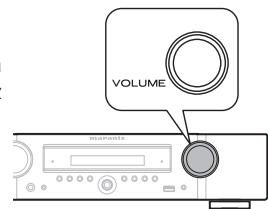 MARANTZ NR1601 - Réglage du volume principal - 3