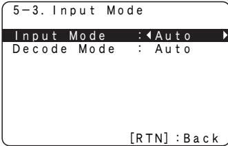 MARANTZ NR1601 - Fonctionnement du menu - 6