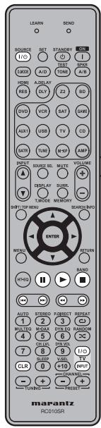 MARANTZ NR1601 - - Utilisation avec lecteur CD / enregistreur CD - 1