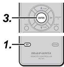 MARANTZ RC101E - CHANGE THE CONTROL COMMANDS OF MULTI SPEAKER FUNCTION FROM MULTI ROOM. - 2