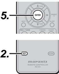 MARANTZ RC101E - SCANNING THE CODE TABLE - 2