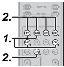 MARANTZ RC101E - RESETTING THE CODE - 1