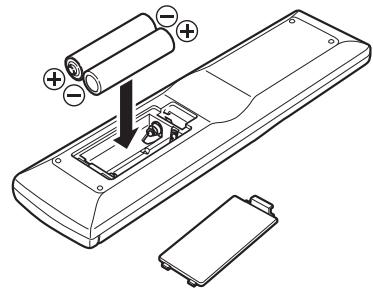 MARANTZ RC101E - LOADING BATTERIES - 2