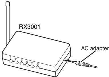 MARANTZ RC3001 - CONNECTING TO AN AC ADAPTER - 1