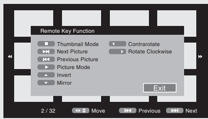 MARANTZ UD7006 - Pressing POP UP MENU with the thumbnail screen displayed shows the screen for describing the playback operations. - 1