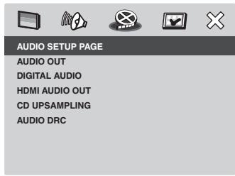 MARANTZ DV-4001 - como configurar la頁a de CONFIGURACION DE AUDIO - 1