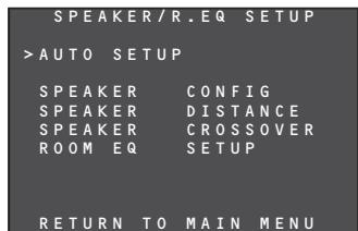MARANTZ NR1501 - SPEAKER/R. EQ SETUP - 1