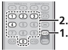 MARANTZ NR1501 - RESETTING THE CODE - 2