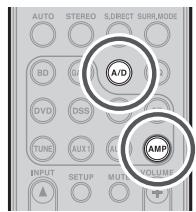 MARANTZ NR1501 - SELECTING ANALOG AUDIO INPUT OR DIGITAL AUDIO INPUT - 1