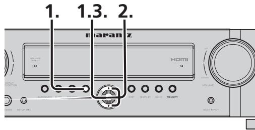 MARANTZ NR1501 - SWITCHING THE ON SCREEN DISPLAY OUTPUT MODE - 1