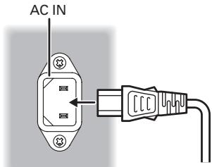 MARANTZ NR1501 - CONNECTING OF AC POWER CABLE - 1