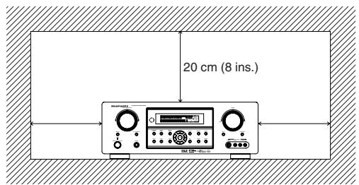 MARANTZ RC 5500SR - CAUTIONS ON INSTALLATION - 1
