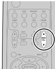 MARANTZ RC 5500SR - ADJUSTING THE MAIN VOLUME - 2