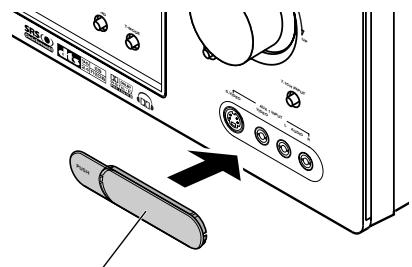 MARANTZ RC 5500SR - HOW TO ATTACH THE FRONT AUX JACK COVER - 1