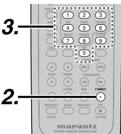 MARANTZ RC 5500SR - (Using the remote control unit) - 2
