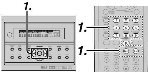 MARANTZ RC 5500SR - RECALLING A PRESET STATION - 1