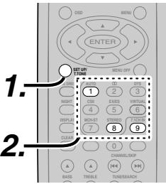 MARANTZ RC 5500SR - RESETTING THE ALL CODE - 2