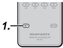 MARANTZ RC014SR - PROGRAMMING WITH THE 4-DIGIT CODE - 2