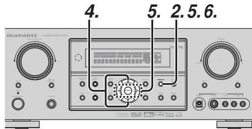 MARANTZ RC5001SR - NAME INPUT OF THE PRESET STATION. - 1