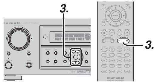 MARANTZ RC5001SR - CHECKING THE XM SIGNAL STRENGTH AND RADIO ID - 3