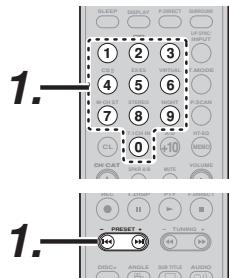 MARANTZ RC5001SR - RECALLING A PRESET STATION - 2