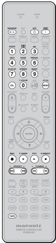 MARANTZ RC5001SR - GENERAL INFORMATION OF RC5001SR TO SR4001/SR5001 - 4