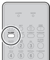 MARANTZ RC5001SR - USING THE SLEEP TIMER - 1