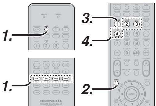 MARANTZ RC5001SR - CHECKING THE CODE - 1