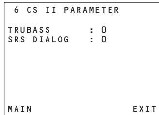 MARANTZ RC5001SR - CS II (CIRCLE SURROUND II) PARAMETER - 1
