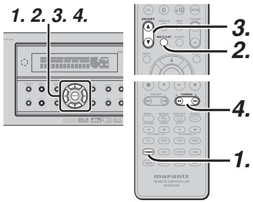 MARANTZ RC5001SR - CATEGORY SEARCH MODE - 1