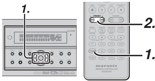 MARANTZ RC5001SR - (Using the remote control unit) - 1