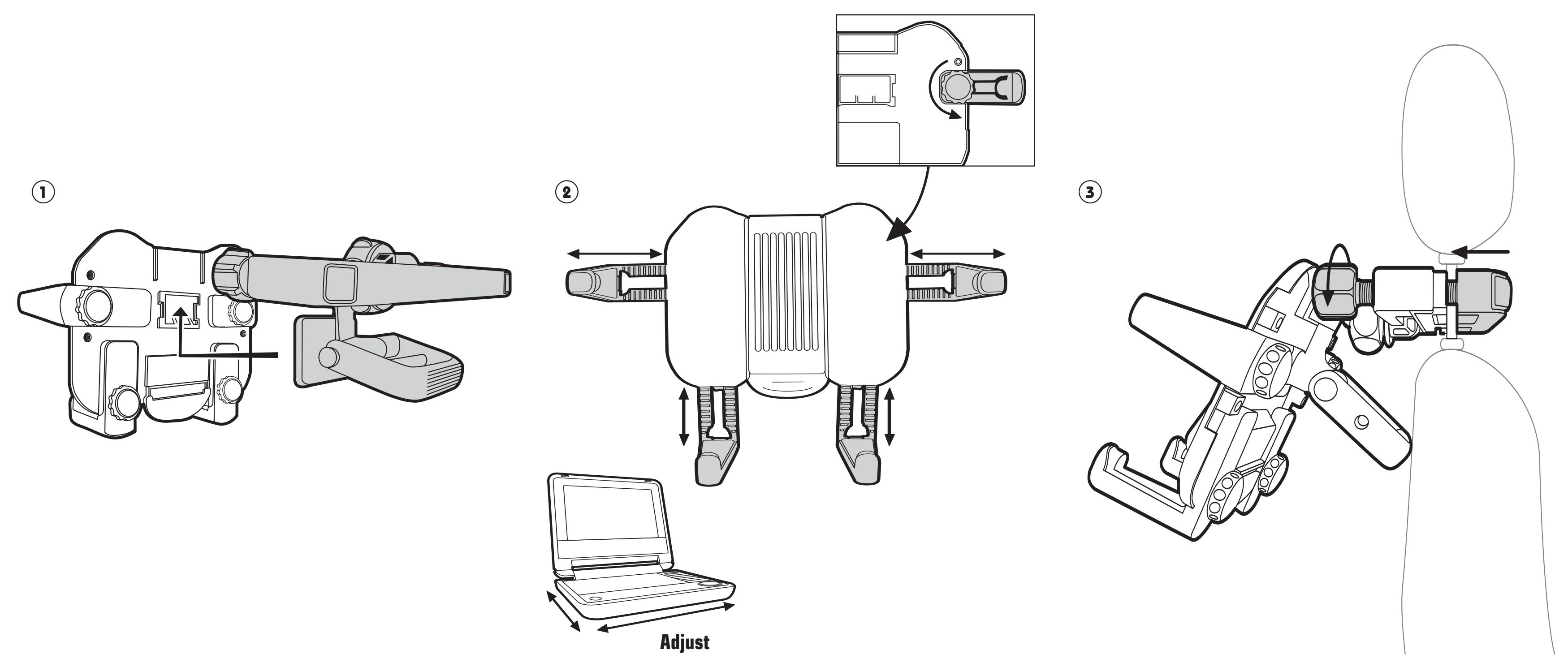 TNB DVD PLAYER CAR SUPPORT - 2