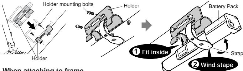 CAT EYE ABS-10 - When attaching to bottle cage - 1