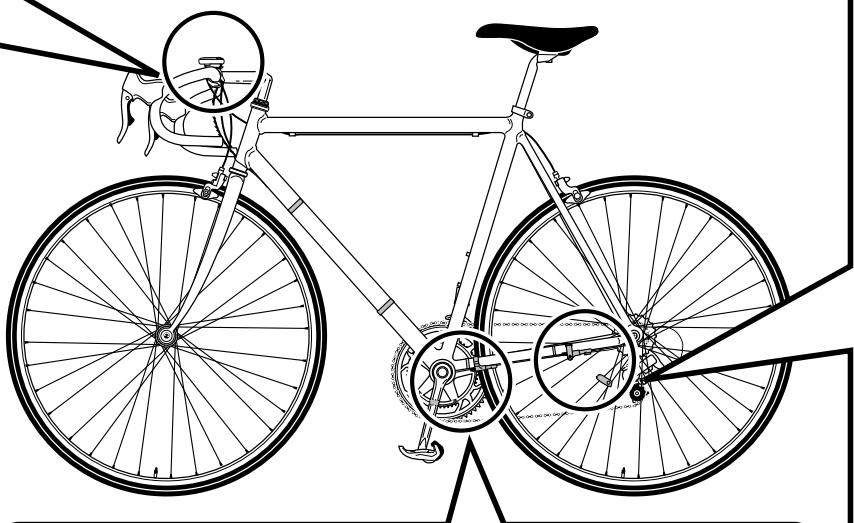 CAT EYE CC-CD100 - Installation sur le vélo - 2