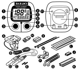 CAT EYE CC-CD100 - Montage de l'aimant et du détecteur de roue - 2
