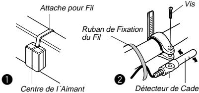 CAT EYE CC-CD100 - Montage de l'aimant et du détecteur de cadence - 1