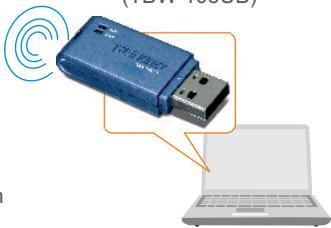 TRENDNET TBW-105UB - Compact Bluetooth USB 2.0 Adapter - 3