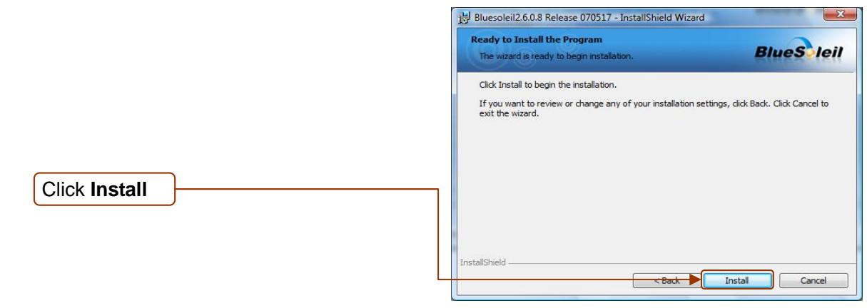 TRENDNET TBW-106UB - Installation of the Bluetooth Software - 6