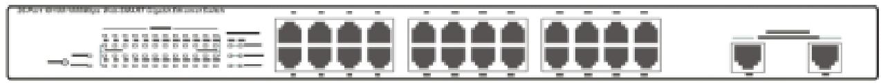 TRENDNET TEG-224WS - Front Panel - 1