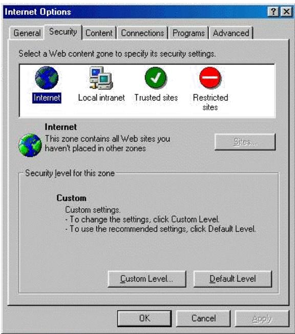 TRENDNET TEG-S4000I - Internet Explorer Setting - 2