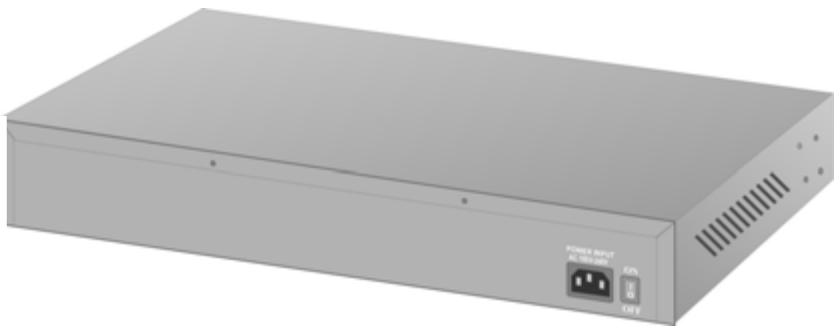 TRENDNET TEG-S4000I - Front &amp; Rear Panel - 2