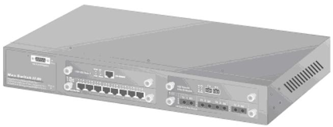 TRENDNET TEG-S4000I - Front &amp; Rear Panel - 1