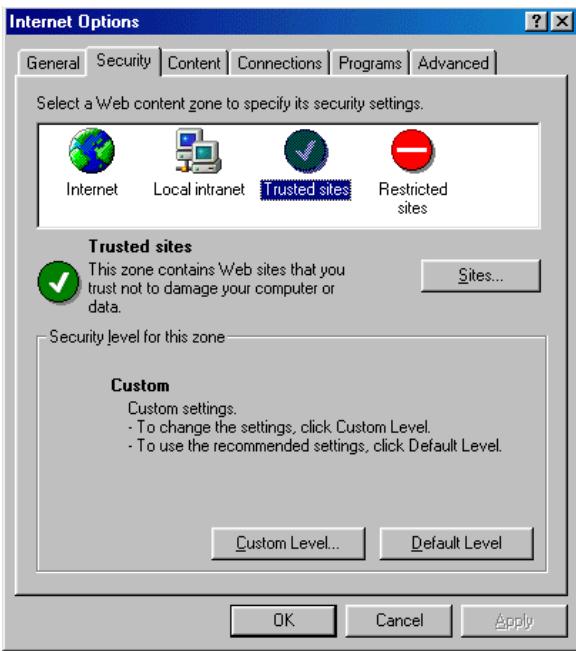 TRENDNET TEG-S4000I - Step 3 : click “ sites ” - 1