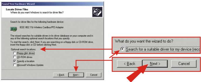 TRENDNET TEW-2K1 - On the next screen, select Specify a location, and click Next. - 1