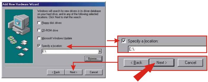 TRENDNET TEW-2K1 - Select Specify a location, and click Browse. - 1
