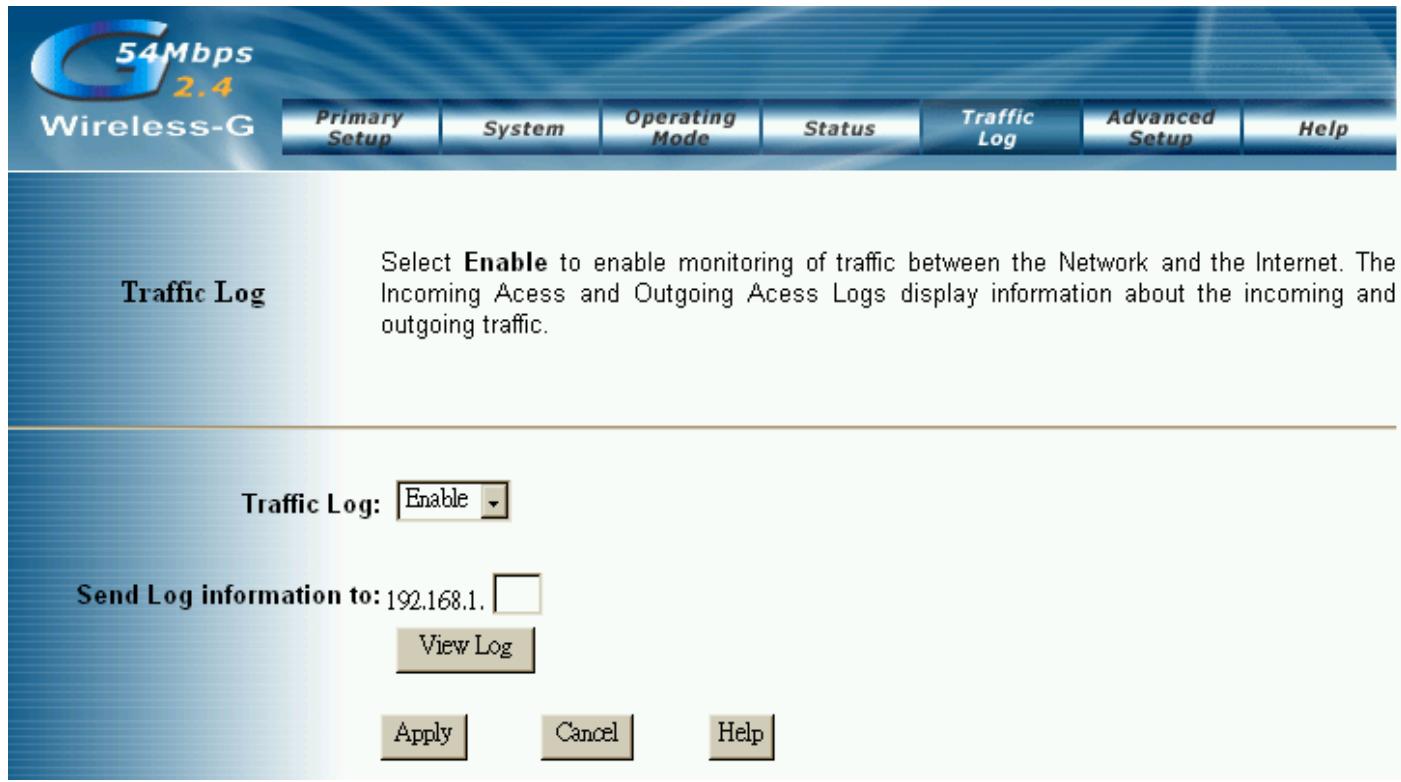 TRENDNET TEW-413APBO - Traffic Log - 1
